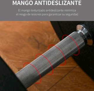 Conjunto de 2 mancuernas, kit de entrenamiento