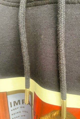Sudadera con capucha estampada Talla M