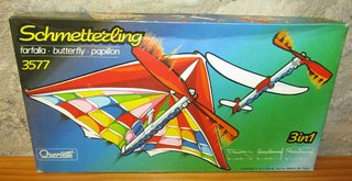 ANTIGUO SET DE VUELO LIBRE MARIPOSA DI QUERCETTI