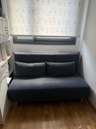 Sofá Cama Gris Tela