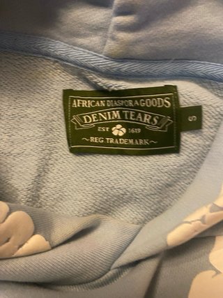 Felpa Denim Tears azzurra