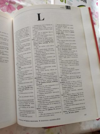Diccionario inverso ilustrado.