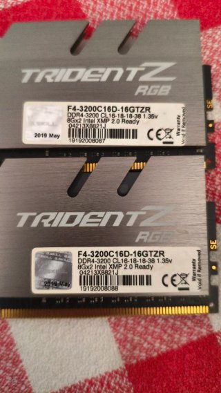 G.Skill Trident Z RGB DDR4 3200MHz 16GB (2X8GB)
