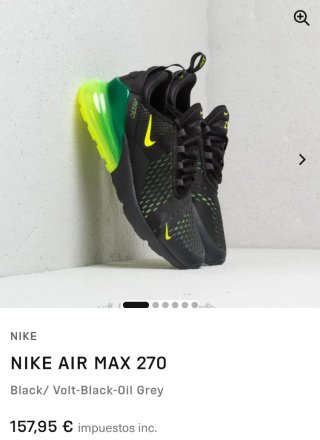 Zapatillas Nike Air Max 270 Negro