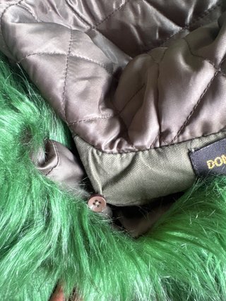 Chaquetón verde militar forro pelo