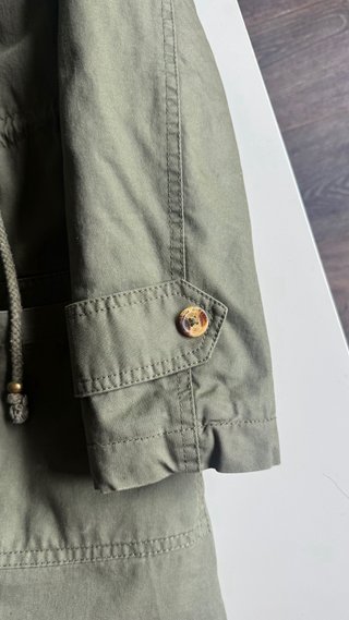 Chaquetón verde militar forro pelo
