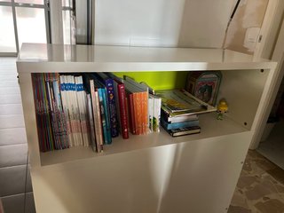 cabecero infantil con almacenamiento IKEA FLAXA