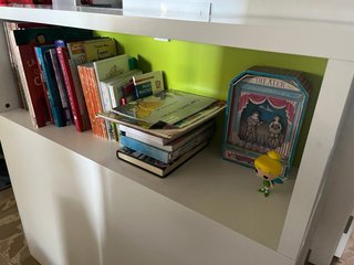 cabecero infantil con almacenamiento IKEA FLAXA