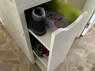 cabecero infantil con almacenamiento IKEA FLAXA