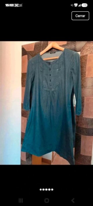 Vestido vaquero Massimo Dutti azul