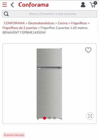 Frigorífico Benavent 2 puertas