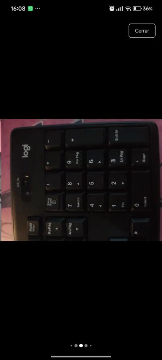 Teclado Inalámbrico Logitech Negro CASI SIN USAR