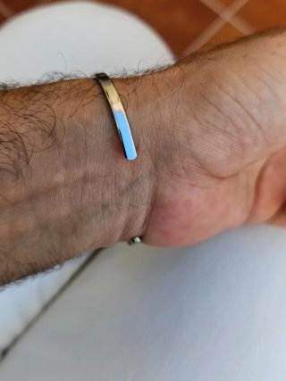 Bracciale in acciaio per uomo