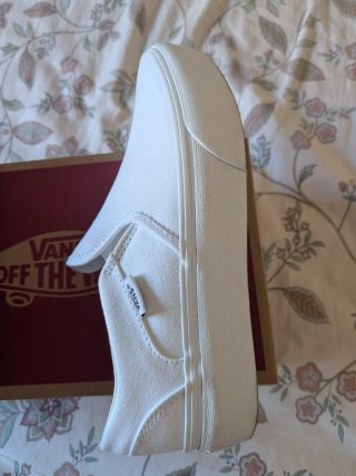 Vans Slip-On Blancas Talla 38