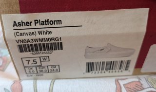 Vans Slip-On Blancas Talla 38