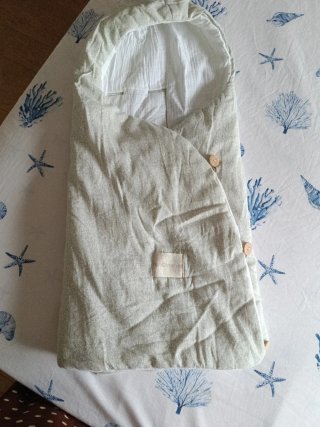 Saco capazo bebé estampado