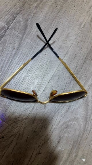 Gafas Police Vintage Marrón y Dorado
