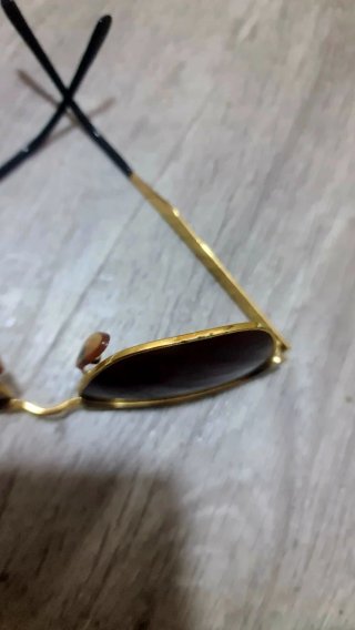 Gafas Police Vintage Marrón y Dorado