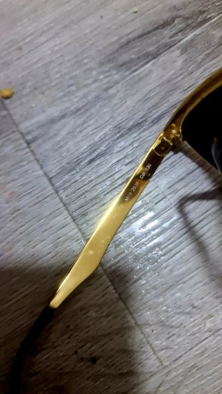 Gafas Police Vintage Marrón y Dorado