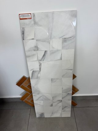 Azulejo Mosaico Allison White 30x90