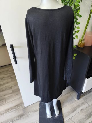 Vestido Shein Negro y Rojo Talla M