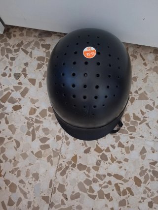 Casco Equitación Fouganza Talla M Negro