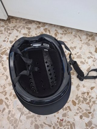 Casco Equitación Fouganza Talla M Negro