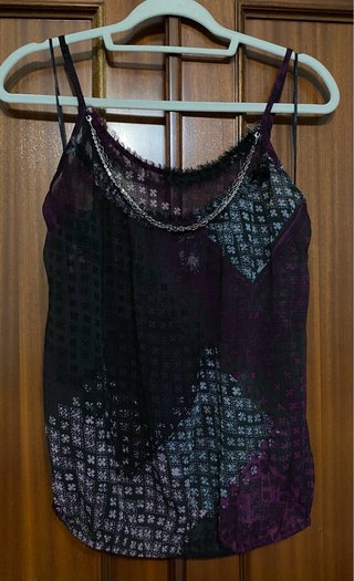 Top Guess Gasa Cadena Talla M