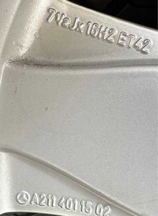 Llanta 16” Mercedes Benz Clase E 5x112