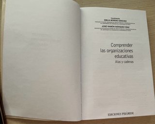 Comprender las organizaciones educativas alas y...
