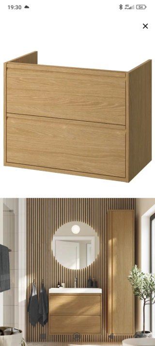 2 Muebles Baño y 2 Sillas Plástico