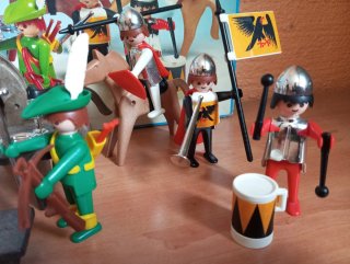 659. Playmobil super set medieval caballeros 3405