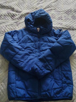 Plumífero azul Adidas infantil 9/10 años azul