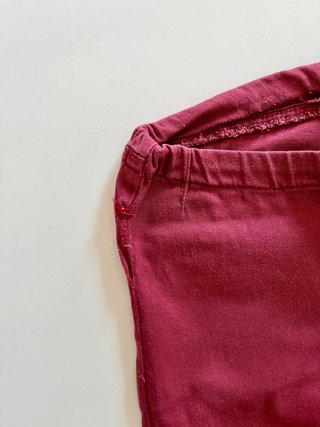 Pantaloni sartoriali borgogna cotone ed elastan