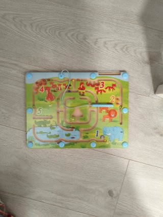 Juego madera Montessori laberinto educativo