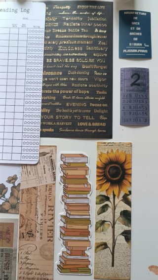 Set papelería vintage marrón-naranja