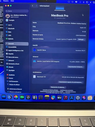 Apple MacBook Pro M4 16GB RAM 1TB SSD