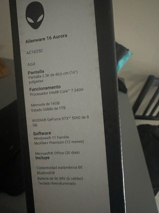 Alienware Aurora 16 laptop portatil