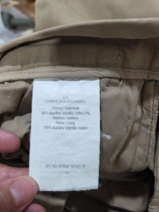 Pantalón Carolina Herrera Beige