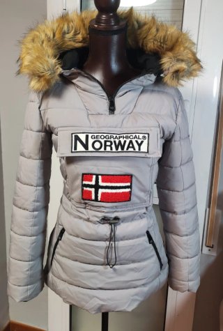 Chaqueta Geographical Norway acolchada mujer gris