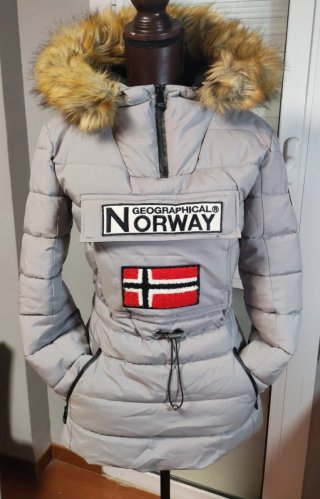 Chaqueta Geographical Norway acolchada mujer gris