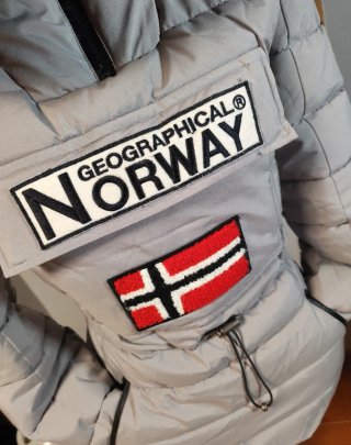 Chaqueta Geographical Norway acolchada mujer gris