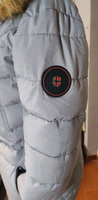 Chaqueta Geographical Norway acolchada mujer gris