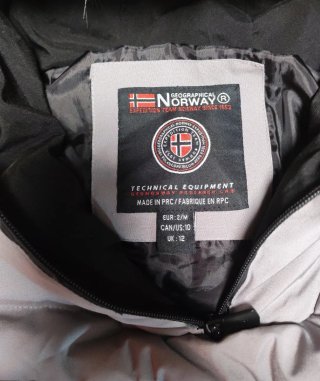 Chaqueta Geographical Norway acolchada mujer gris
