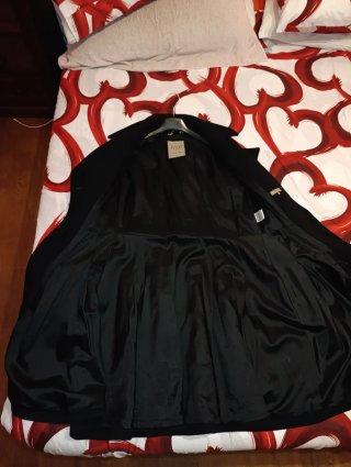 Cappotto Lana Betty Blue Tg. 42 Nero
