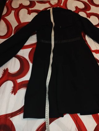 Cappotto Lana Betty Blue Tg. 42 Nero