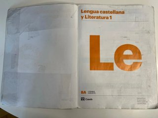 Lengua castellana y literatura 1, Le Bachillerato