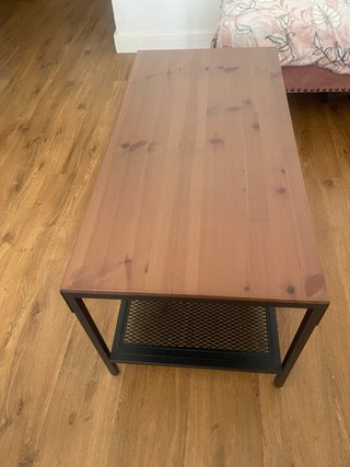 Mesa de centro madera y metal