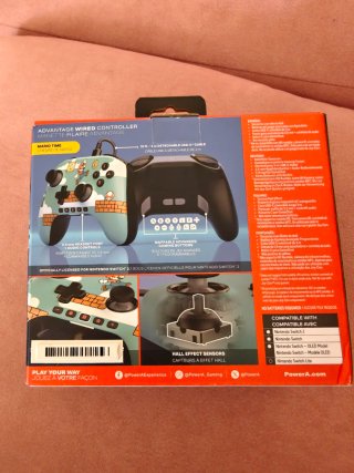 Mando PowerA 2  edición Super Mario Switch