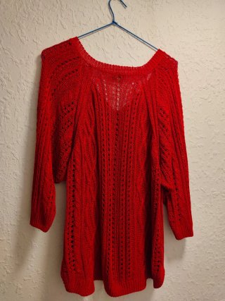 Blusa Massimo Dutti Roja Talla L